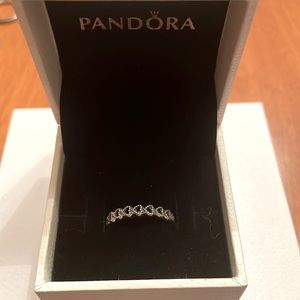 Linked Love Sterling Silver Ring by Pandora